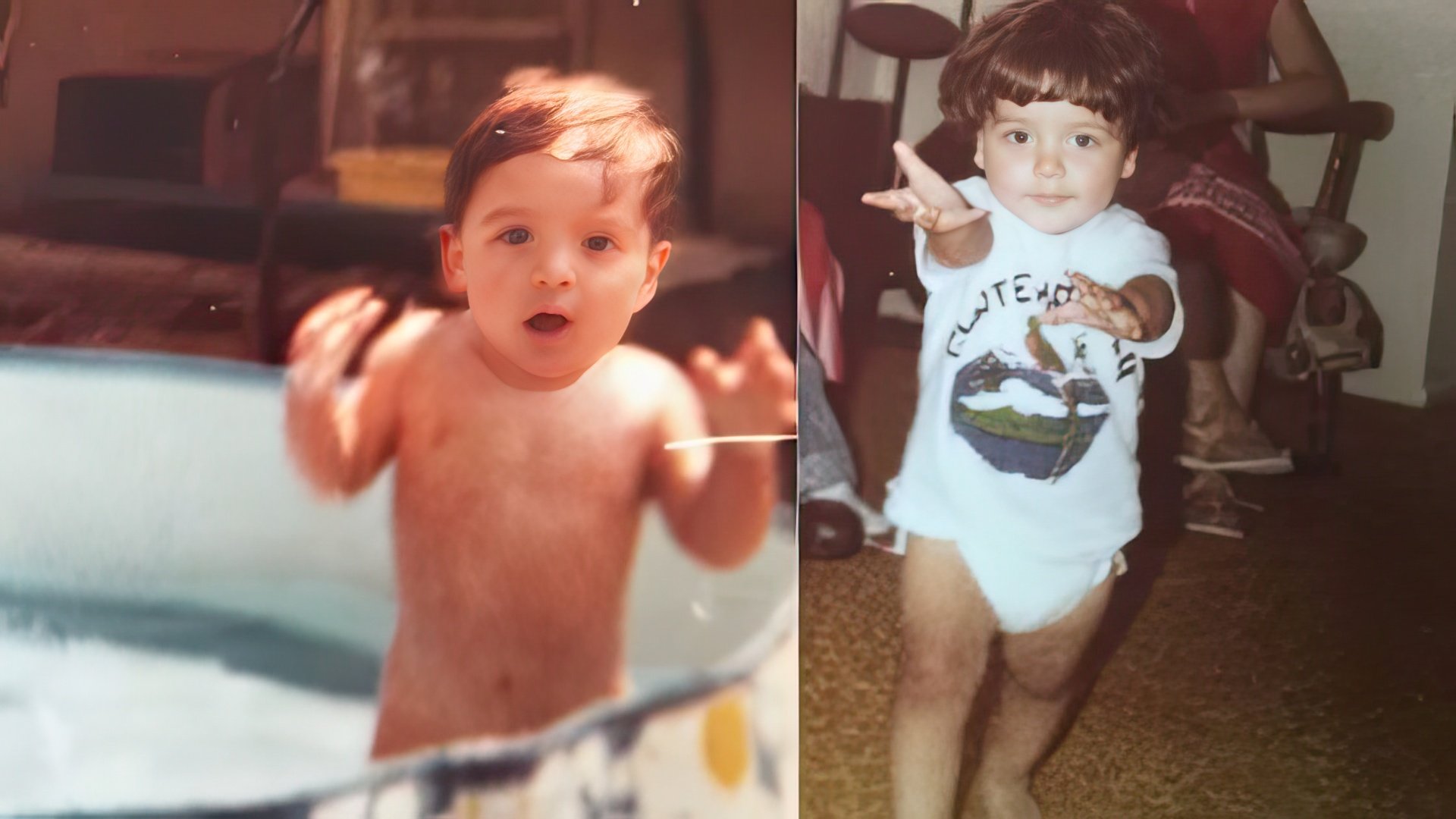 Oscar Isaac de niño