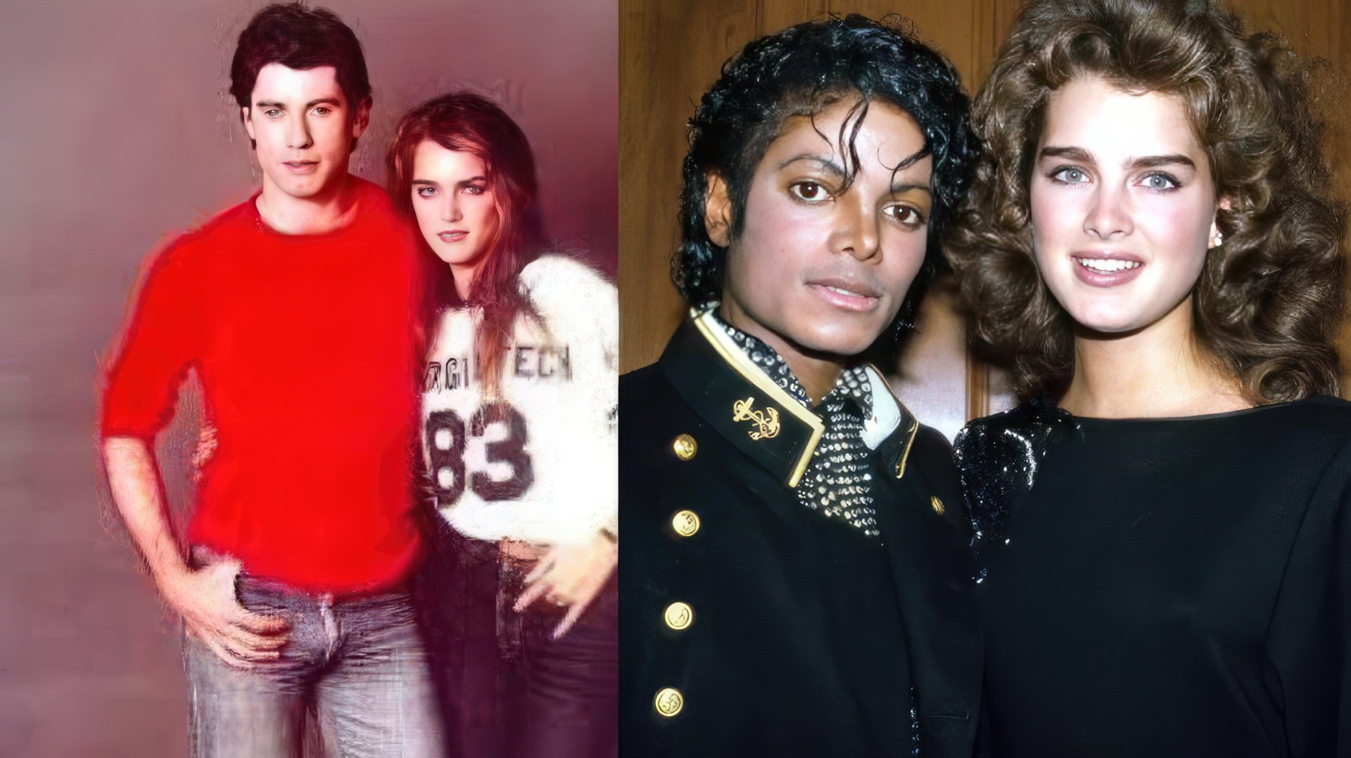 Con John Travolta y Michael Jackson
