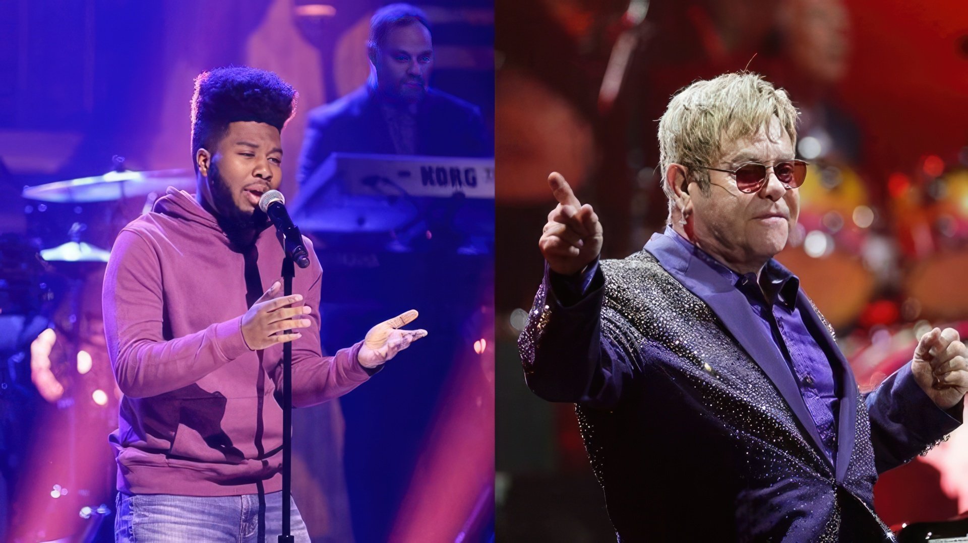 Sir Elton John poéticamente llamó a Khalid una nueva estrella en ascenso
