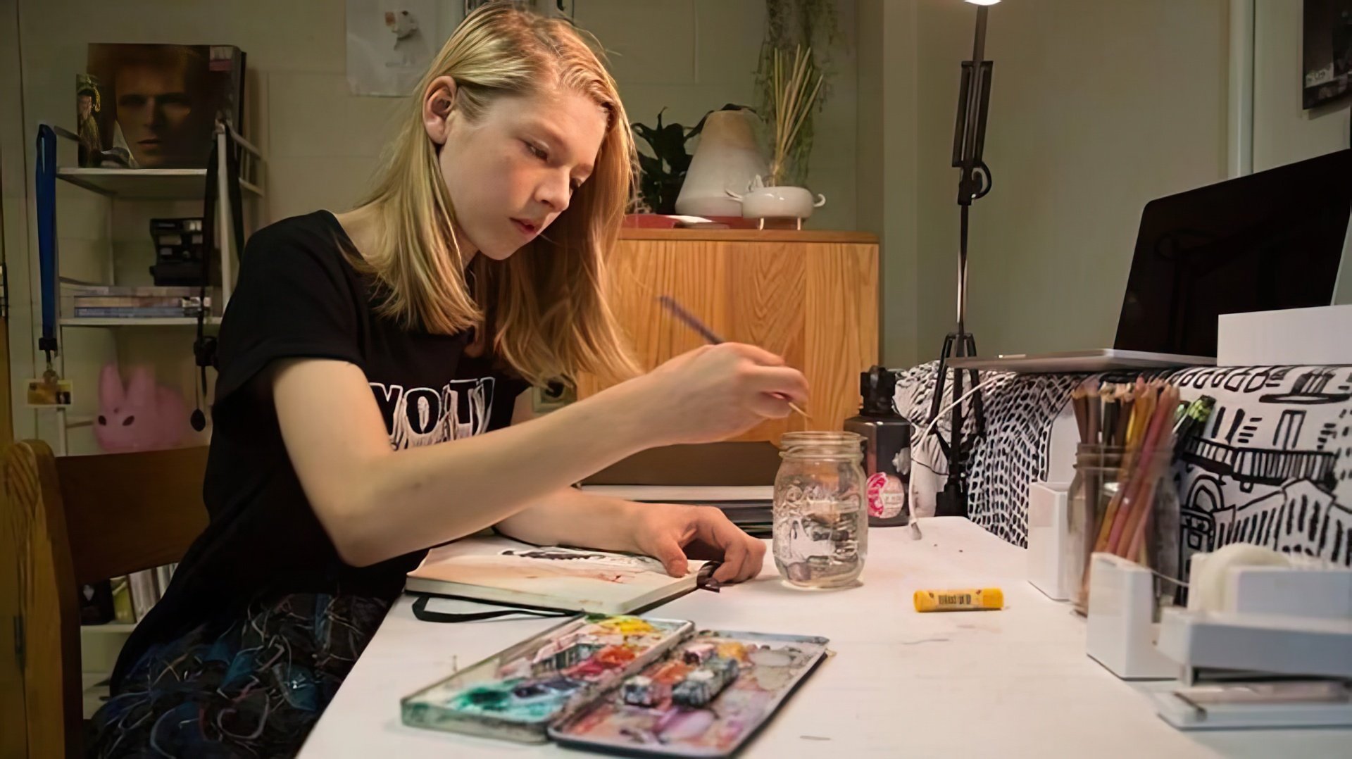 Hunter Schafer ha amado el arte desde la infancia