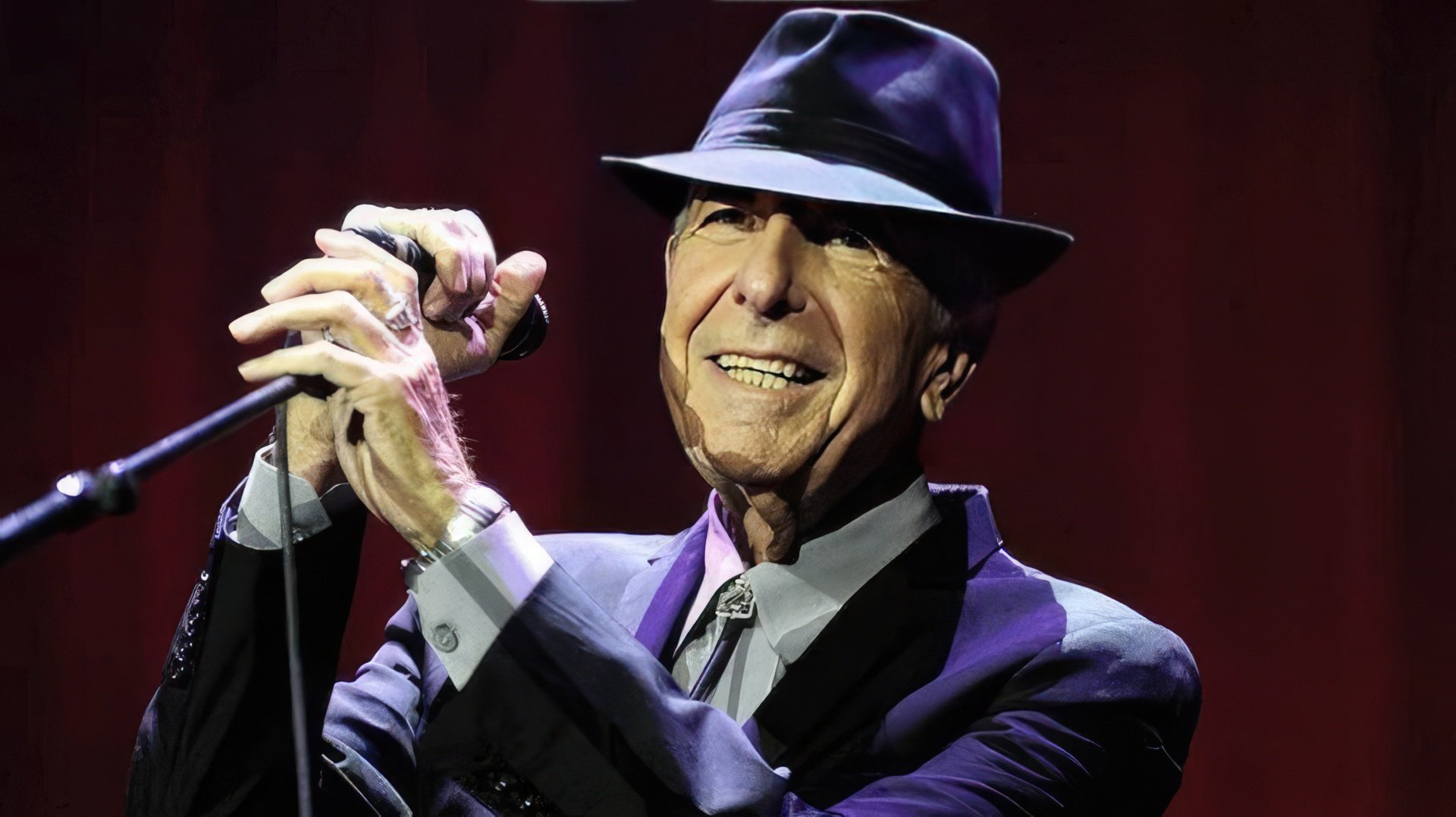 Leonard Cohen en su vejez