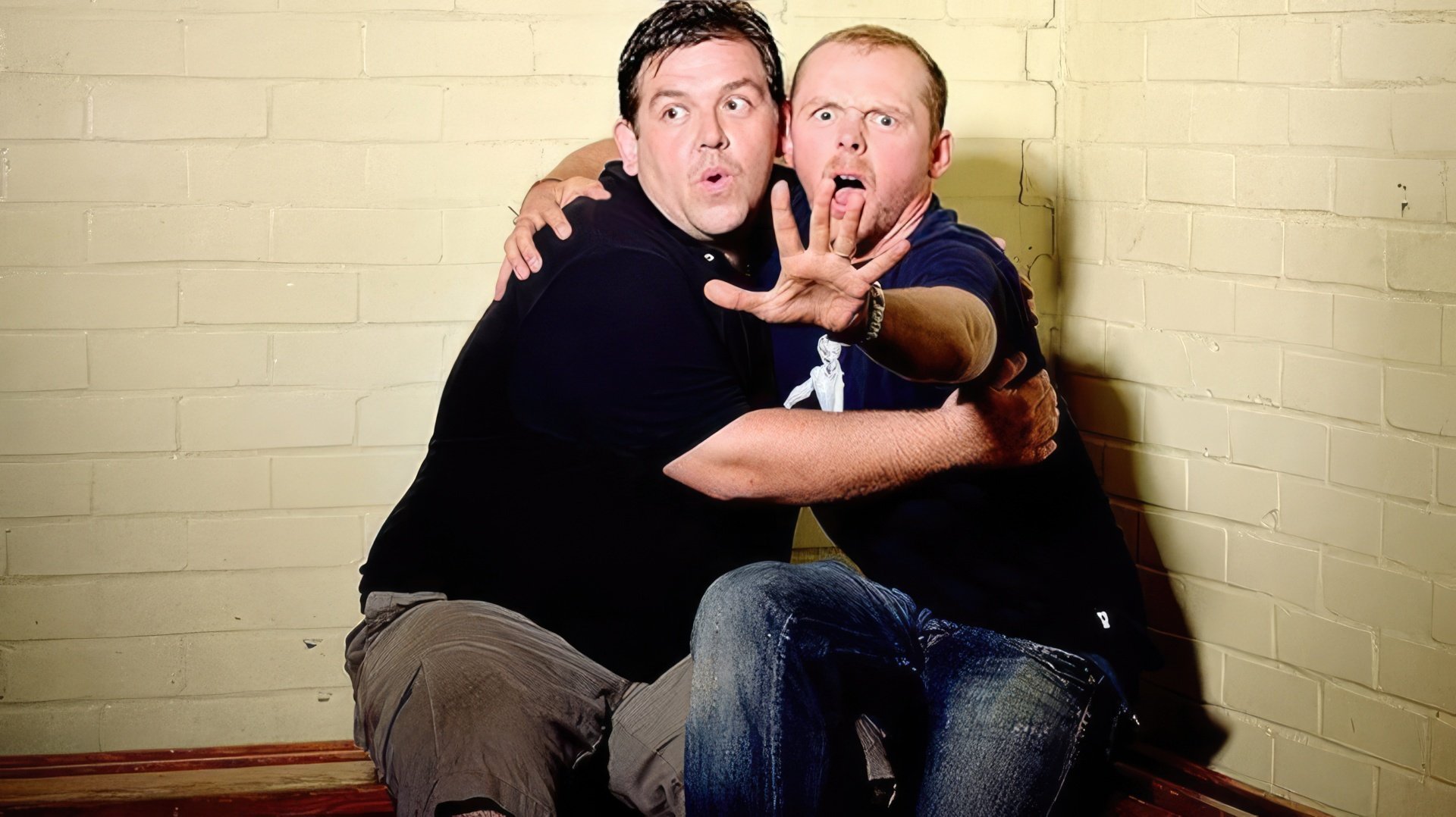 Nick Frost y Simon Pegg