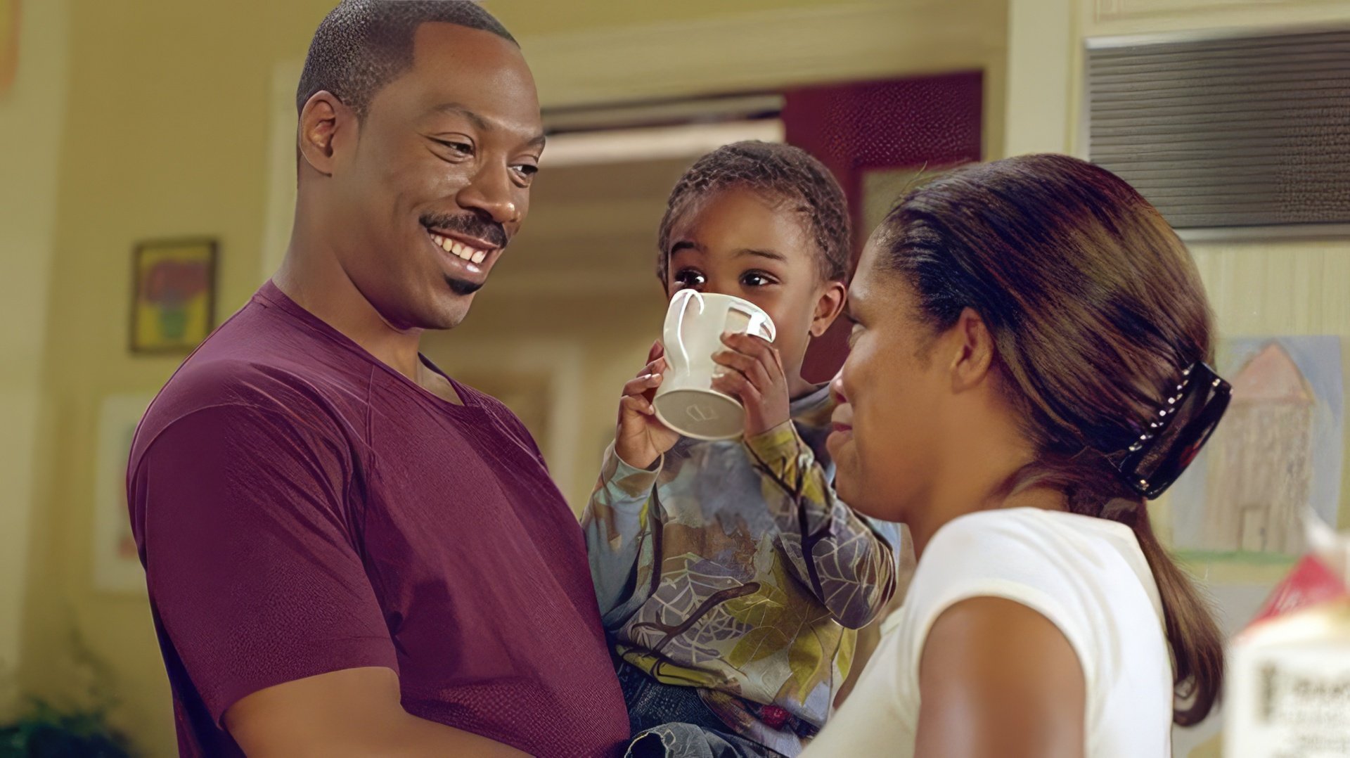 Regina King y Eddie Murphy en 'Daddy Day Care'