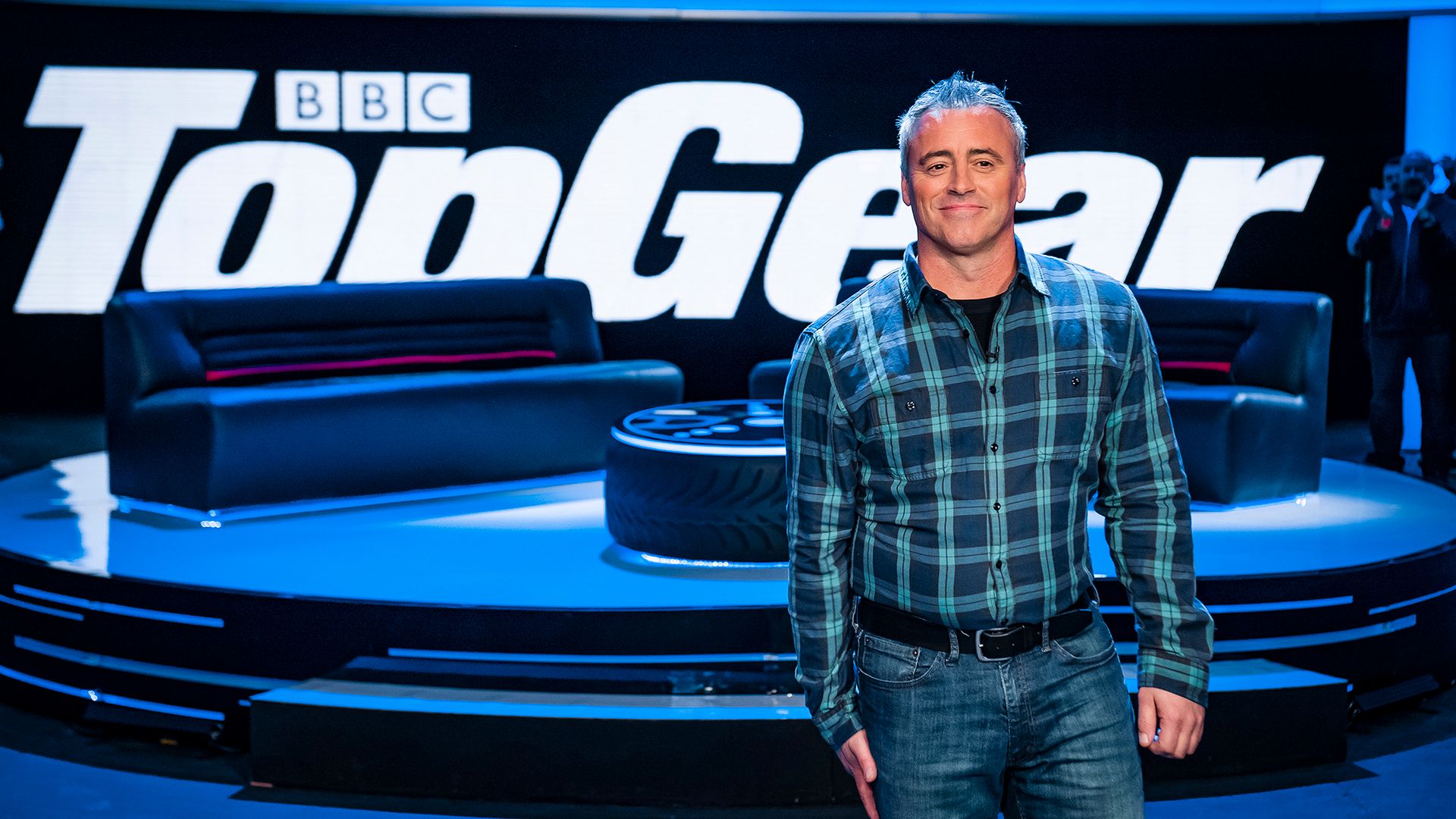 Matt LeBlanc en el Auto Show Top Gear