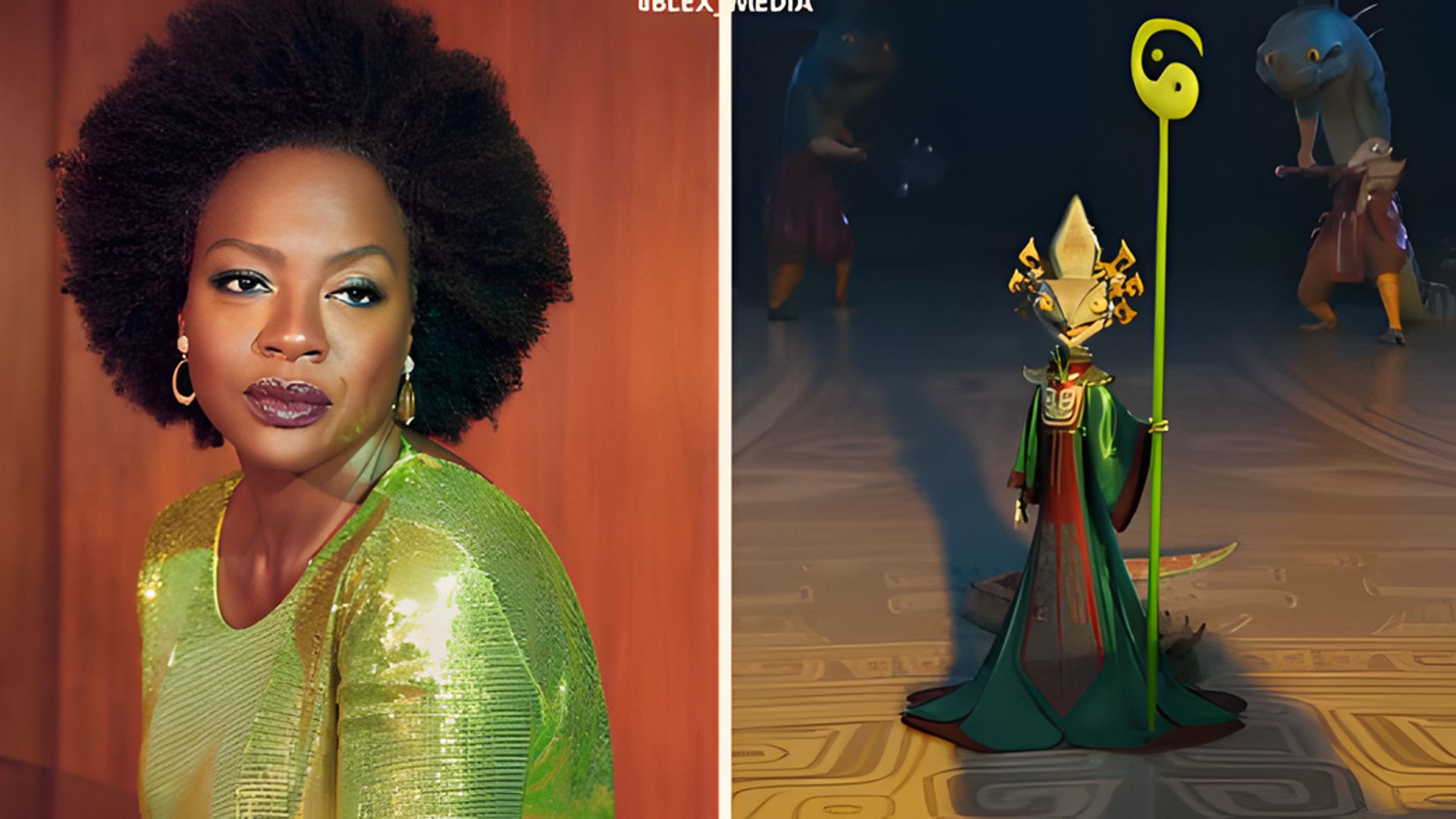 Viola Davis prestó su voz a Chameleon en la parte 4 de 'Kung Fu Panda'