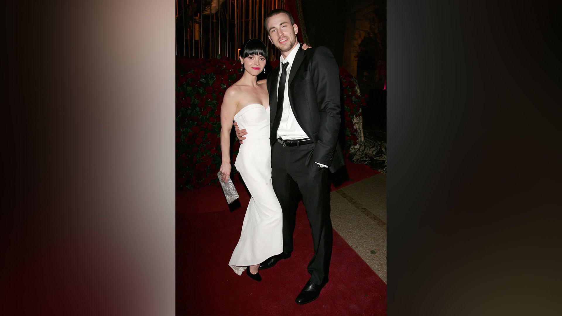 Christina Ricci y Chris Evans
