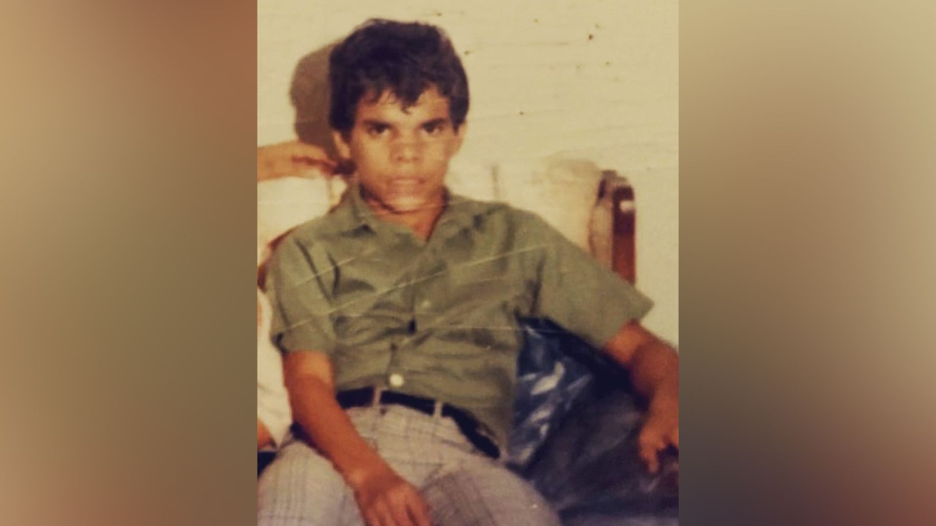 Luis Guzmán de niño