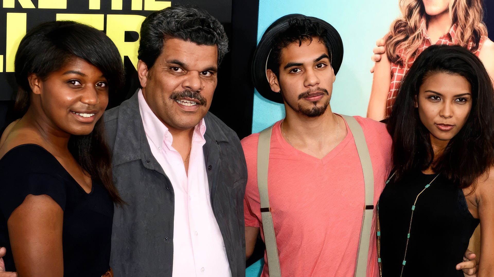Luis Guzman con sus hijos