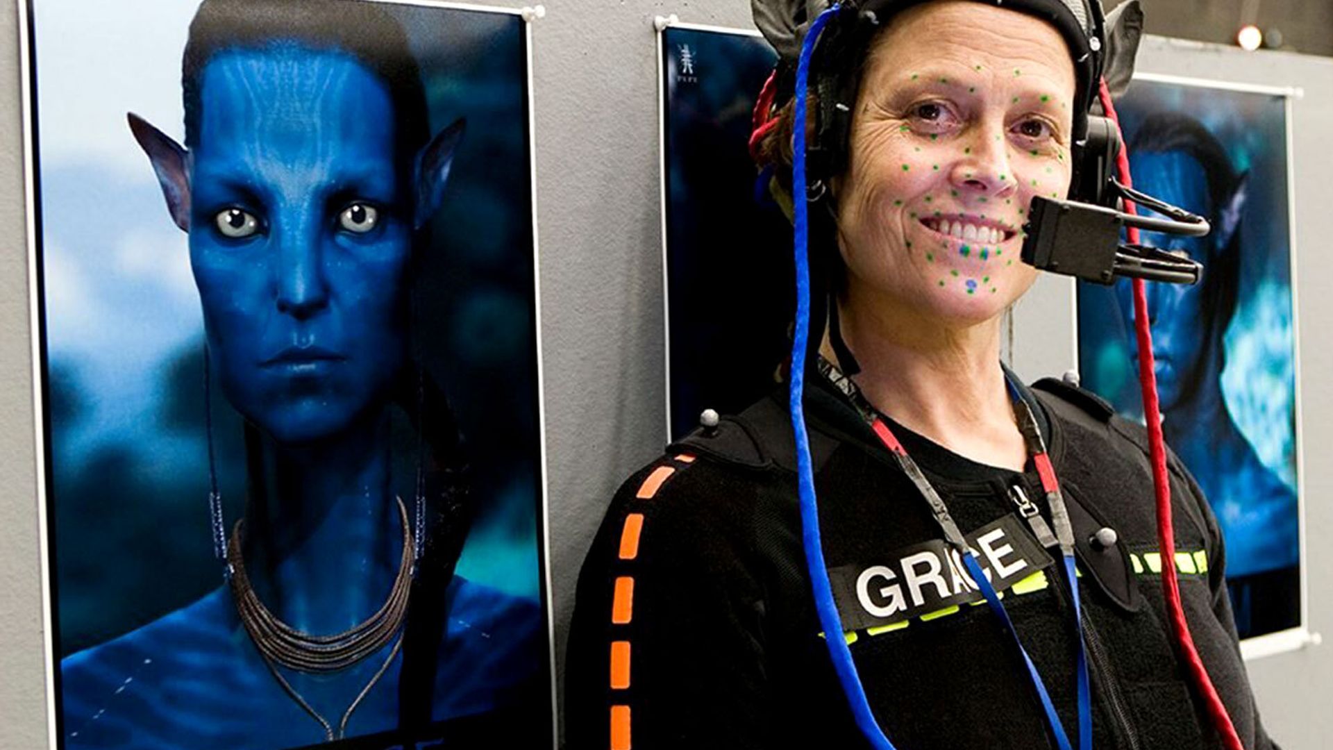 Sigourney Weaver en el Set de 'Avatar'