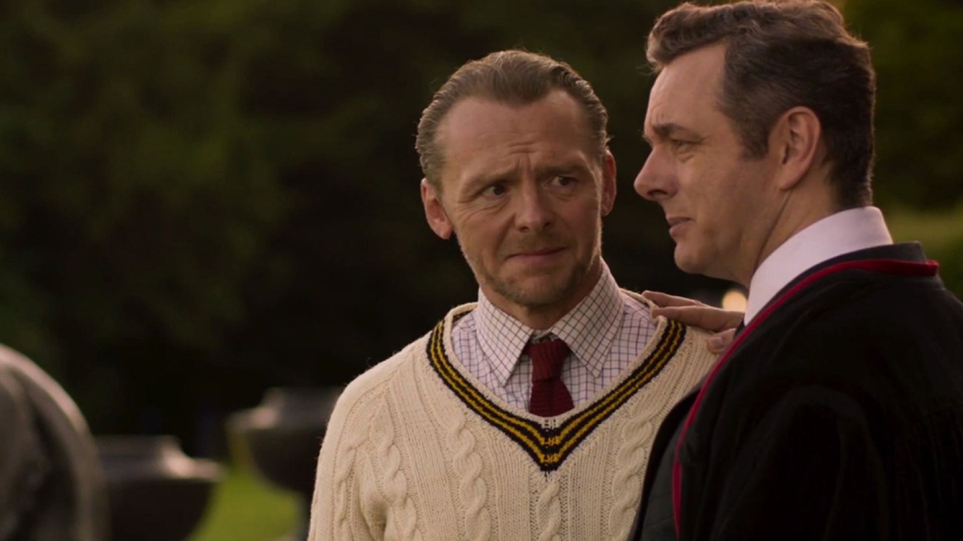Simon Pegg y Michael Sheen ('Slaughterhouse Rulez')