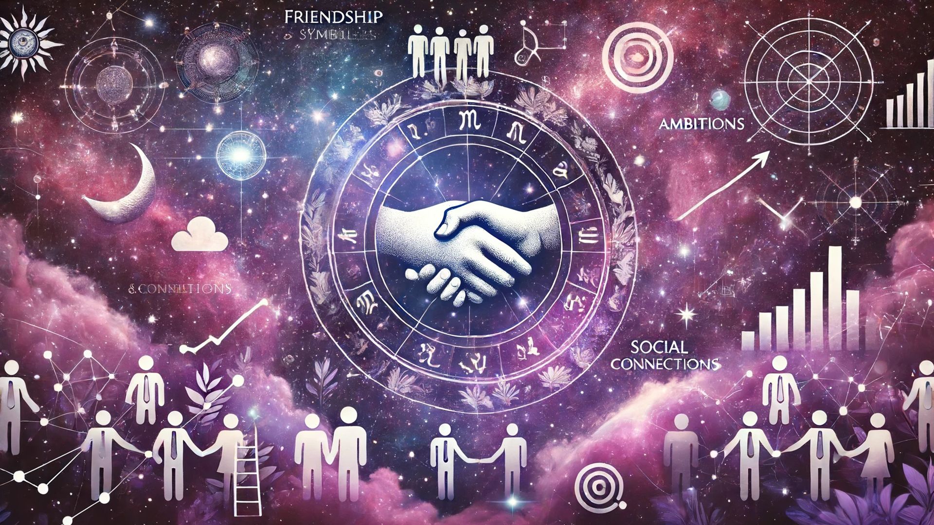 La undécima casa está asociada con la amistad, los sueños y las ambiciones