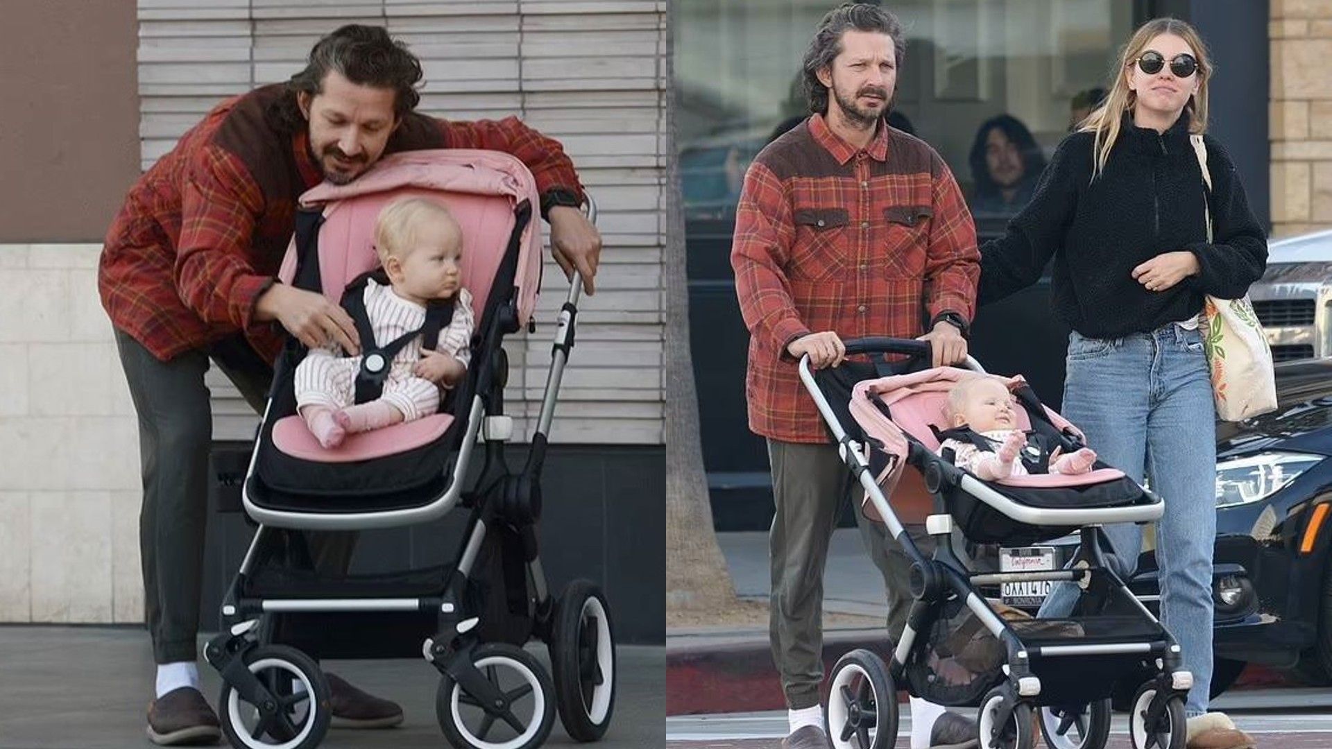 Mia Goth, Shia LaBeouf y su hija