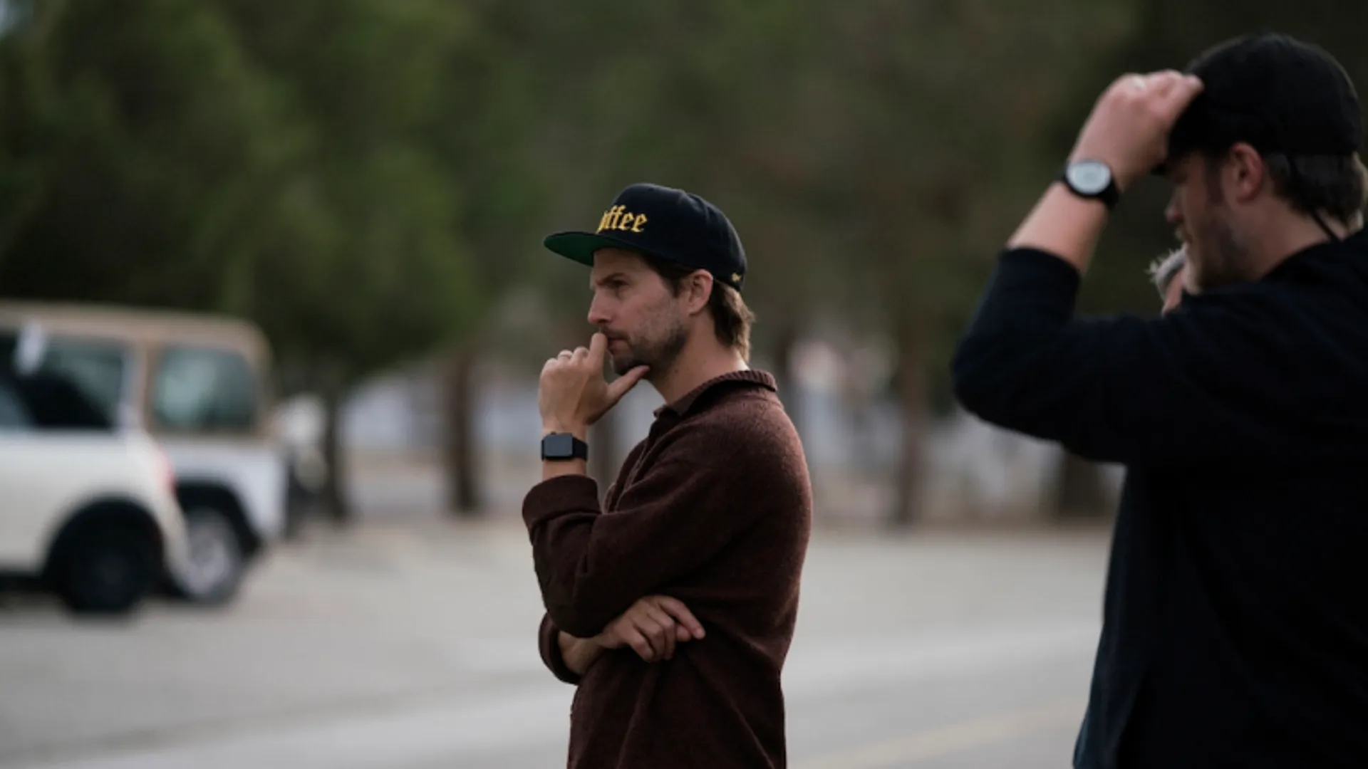 En el set de 'Adopt a Highway'
