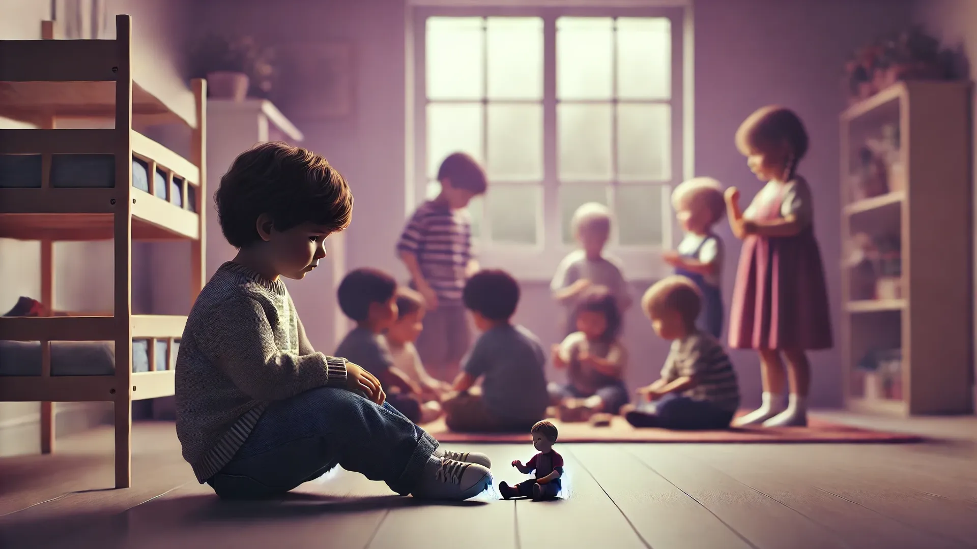 No es fácil para una Serpiente reflexiva encajar en un grupo de niños