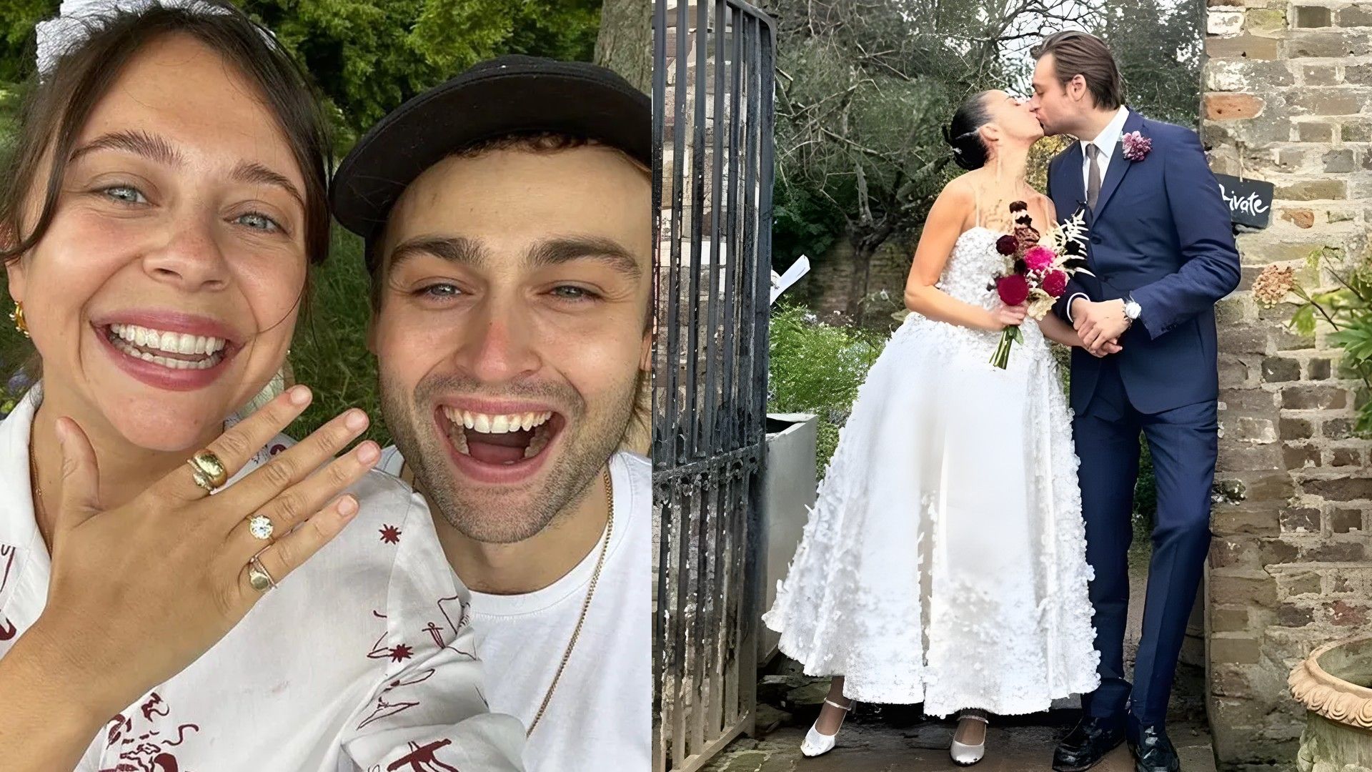 Douglas Booth y Bel Powley se casaron en el otoño de 2023