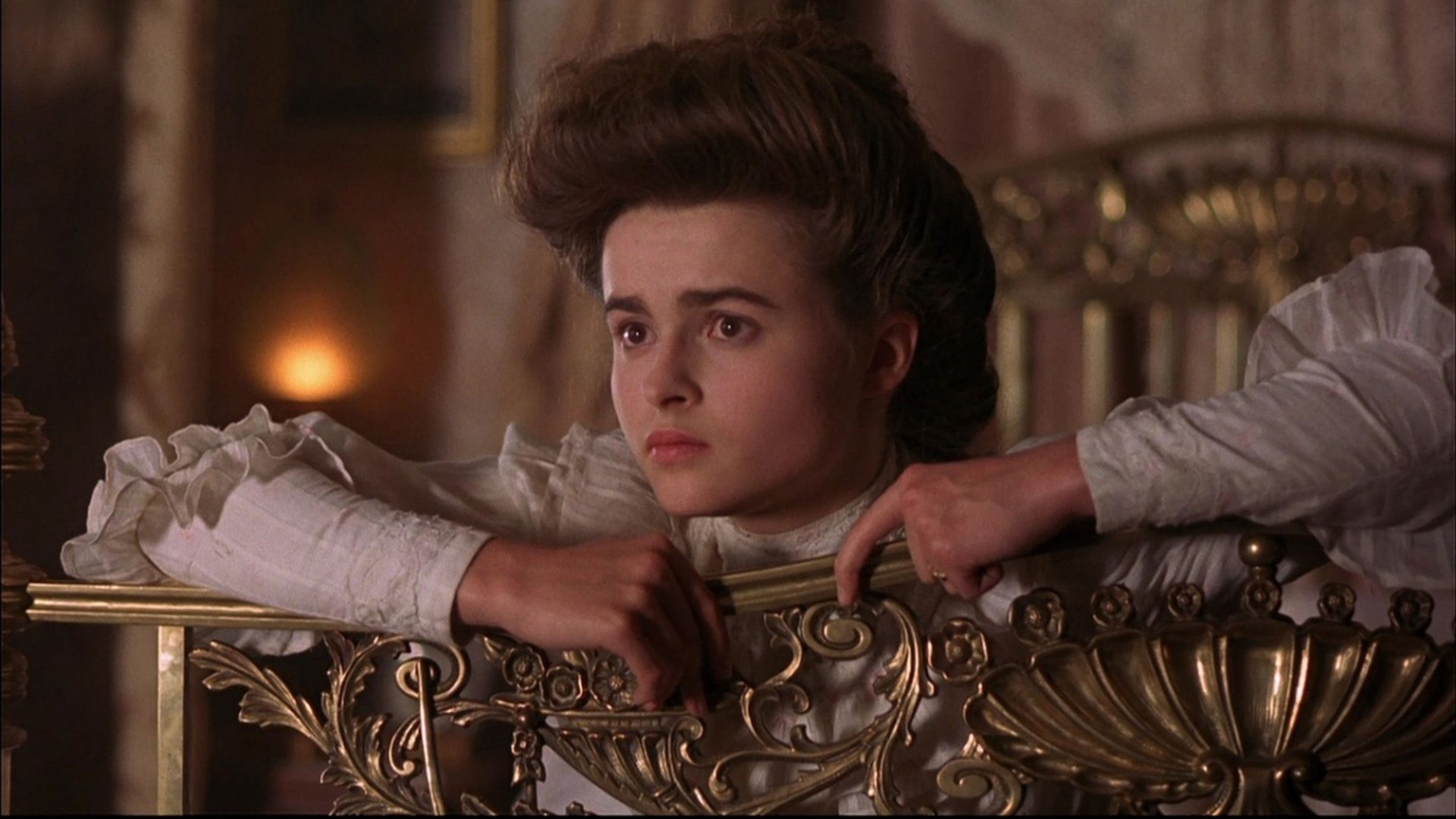 Joven Helena Bonham Carter en la película 'A Room with a View'