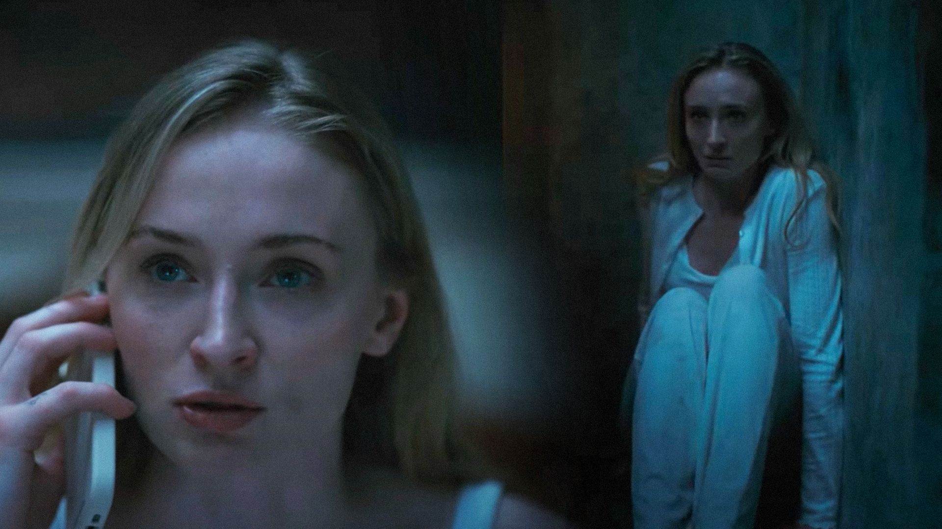 Sophie Turner se encuentra atrapada en una casa con hombres armados en el tráiler de "Trust"