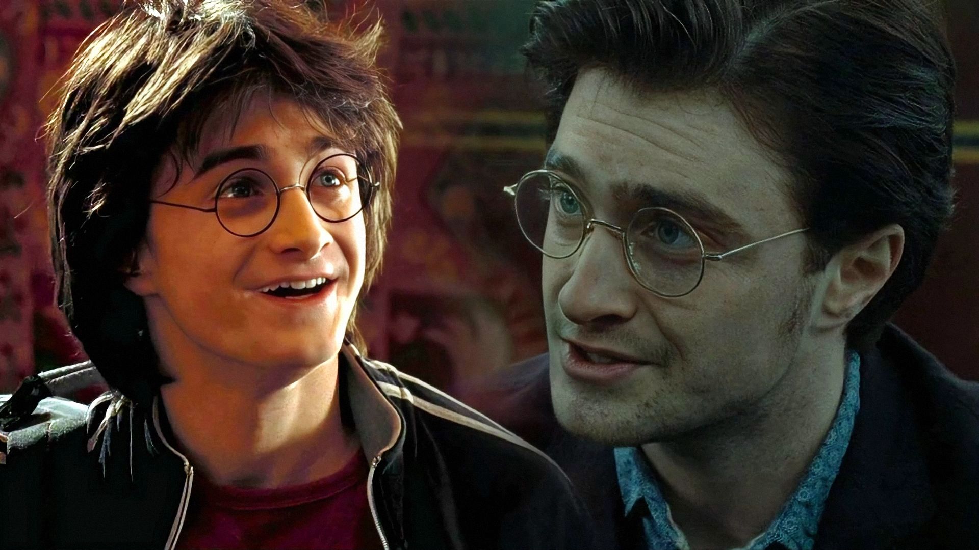 El actor Daniel Radcliffe con chaqueta negra y gafas sonriendo