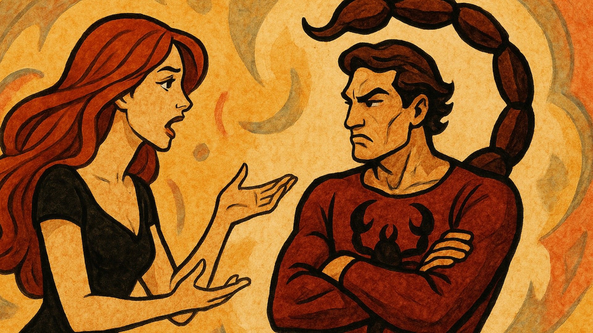 Hombre Escorpio No Acepta Disculpas de Mujer