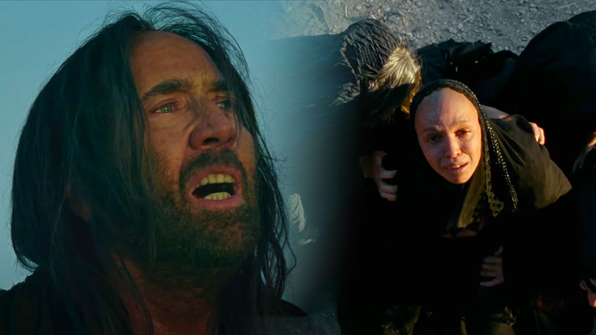 Nicolas Cage con Cabello Largo Llora y Reza en el Tráiler de "The Carpenter's Son" Sobre la Infancia de Jesucristo