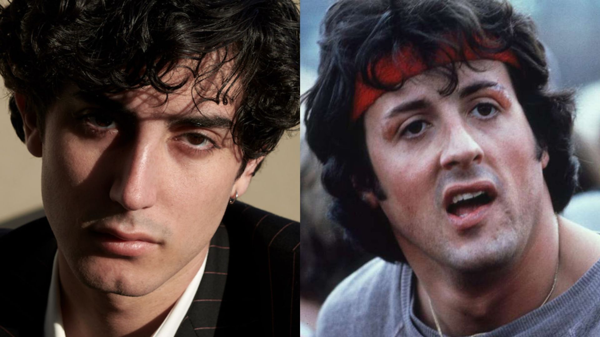 Anthony Ippolito y el joven Sylvester Stallone