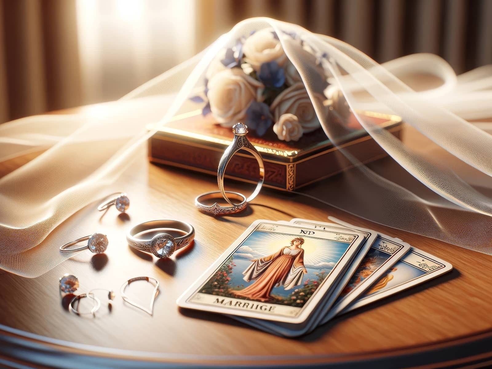 Lectura de Tarot en línea: Boda y Matrimonio